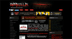 Desktop Screenshot of overkill.pl